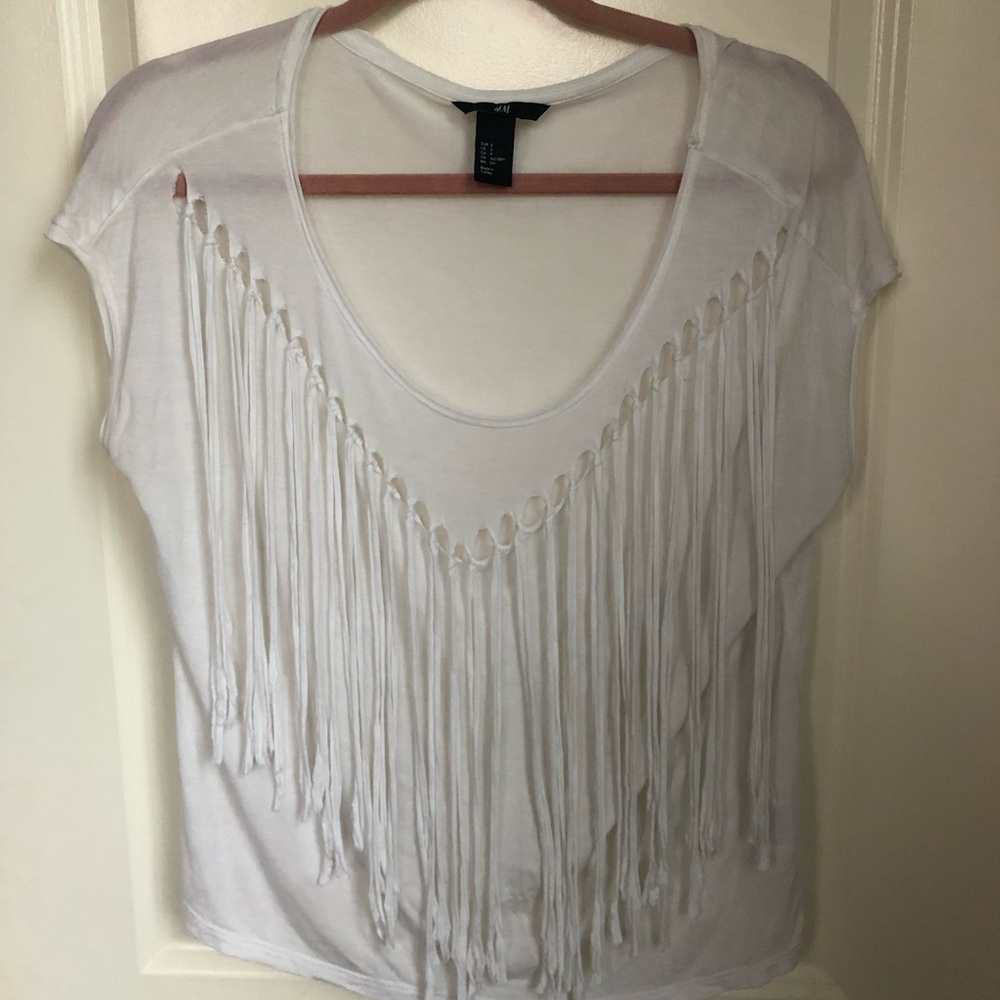 H&M Boho Fringe Tee